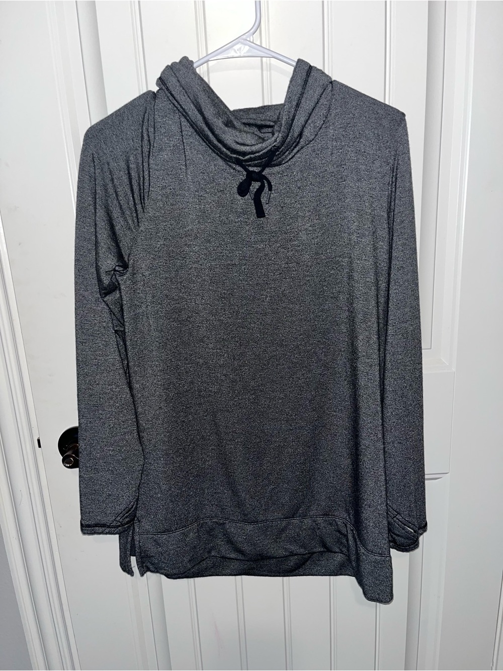 Cuddl Duds Charcoal Heather Cozy Pullover Hoodie